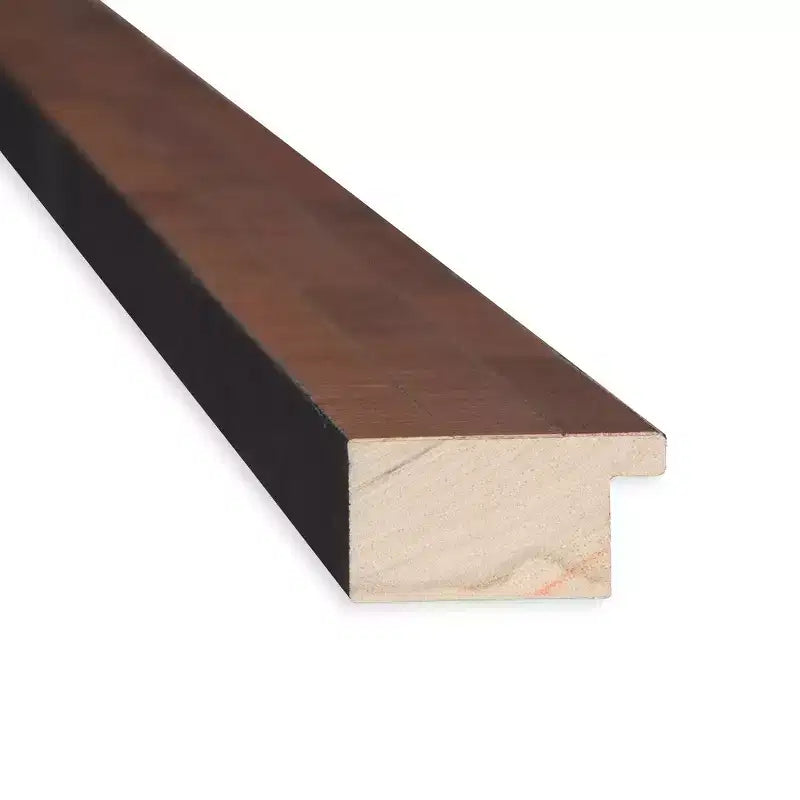Specchio a tutta lunghezza da 17"x51" sopra la porta con cornice in legno noce pecan chiaro, montaggio a parete o a porta
