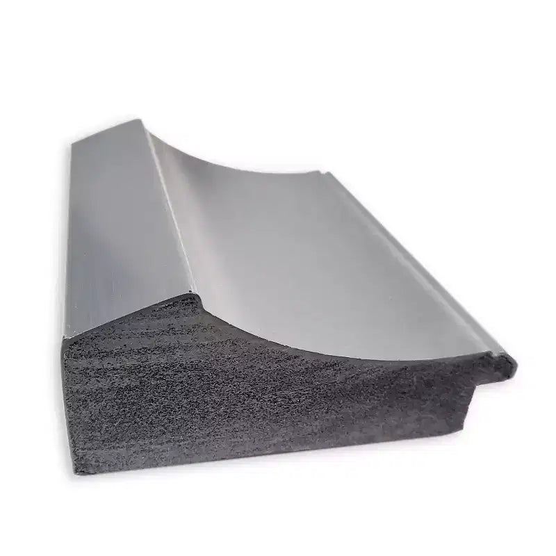 Specchio da parete rettangolare 42"x30" con cornice in nichel spazzolato lucido, non bisellato, ferramenta inclusa