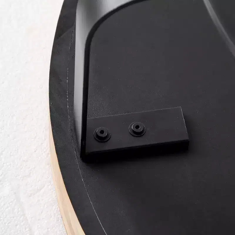 Tavolino rotondo retrò con piano sollevabile, contenitore nascosto e gambe in metallo, capacità 100 kg, diametro 86 cm