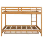Letto a castello in legno Queen Size con letto estraibile Twin XL, pino e MDF, capacità di 272 kg per bambini e ospiti