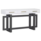 Consolle moderna da 57" con 3 cassetti e gambe a croce per ingresso, soggiorno e corridoio
