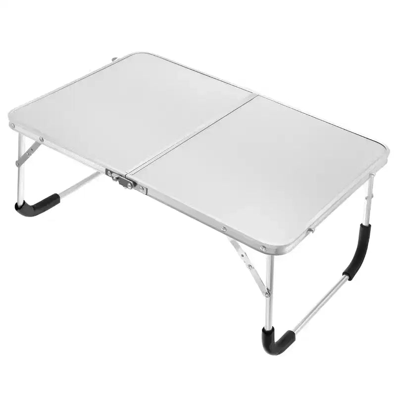 Scrivania portatile pieghevole per laptop e lettura, 61x41 cm, gambe in alluminio, antiscivolo, per letto e divano